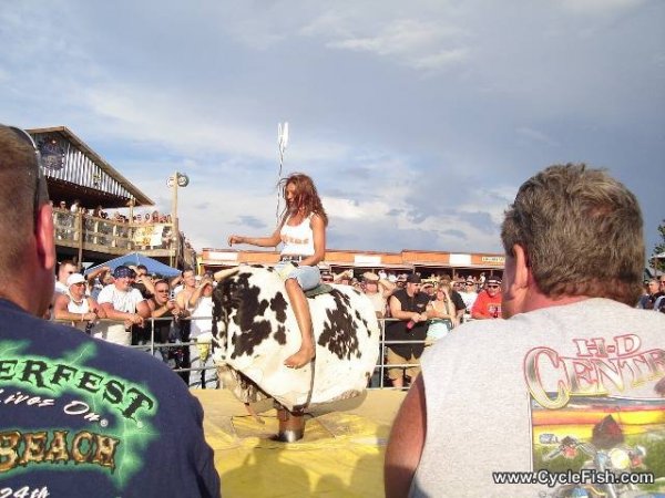 Full Throttle Saloon Sturgis - Bull Riding Girl