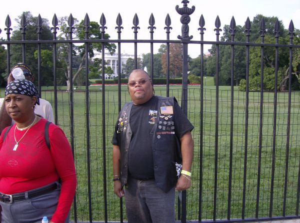 me (Keith) outside of the White House