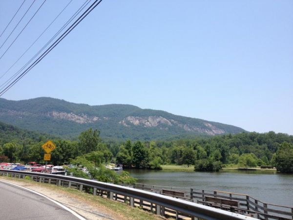 Lake Lure board walk