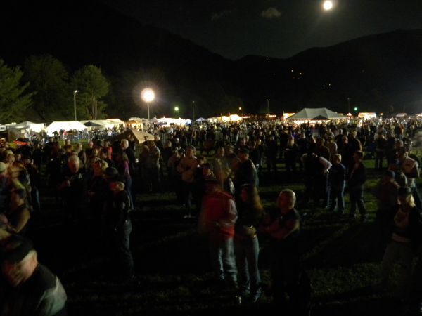 Concert at night