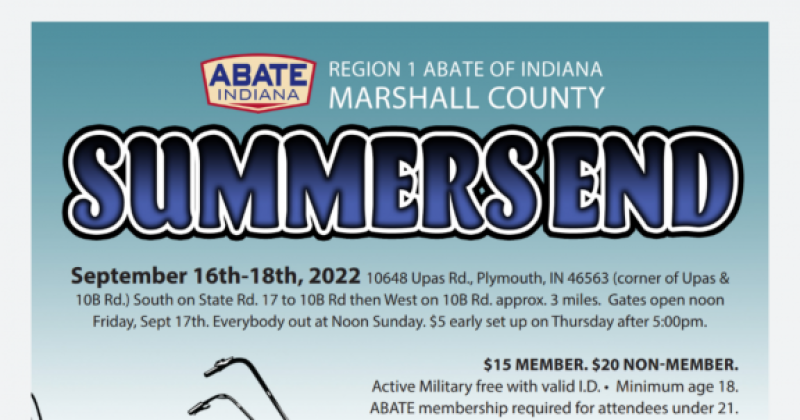 ABATE of Marshall County Summers End