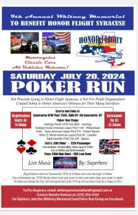 9th Annual Whitney Memorial Poker Run