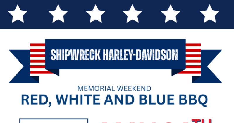 Shipwreck Harley-Davidson Red, White, and Blue BBQ