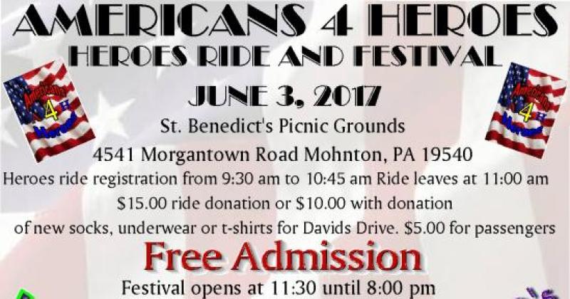 Americans 4 Heroes - Heroes Ride and Festival