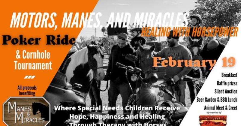 Motors, Manes and Miracles Poker Run