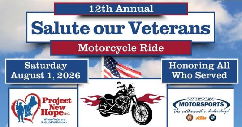 12th Annual Salute our Veterans Motorcycle Ride