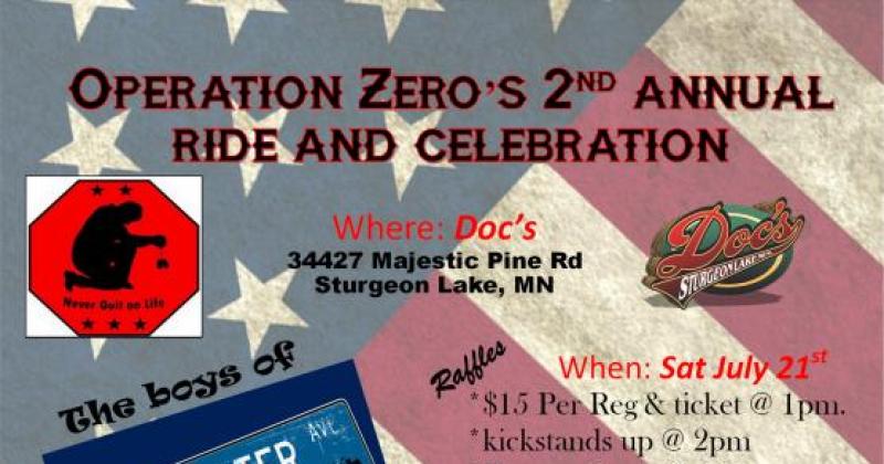 Operation Zero Veterans suicide fund raiser