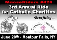 Mooseriders #426 3rd Annual Ride for Catholic Charities