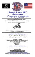 Rough Riders M/C 2nd Anniversary Vets Run 