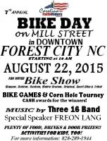 7th Annual Carolina Faith Riders Bike Day on Mill Street 