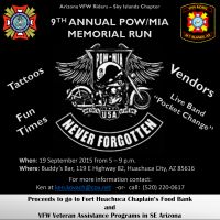 9th Annual POW/MIA Memorial Run