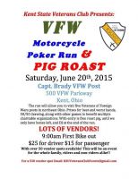 KSU Veteran's Club Poker Run & Pig Roast