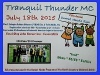 Tranquil Thunder MC's 5th Annual Unmet Needs Run