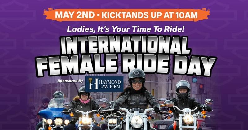 International Female Ride Day with Hartford Harley