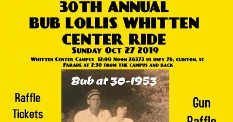 30th Annual Bub Lollis Whitten Center Ride