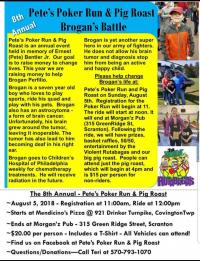 Pete's Poker Run & Pig Roast