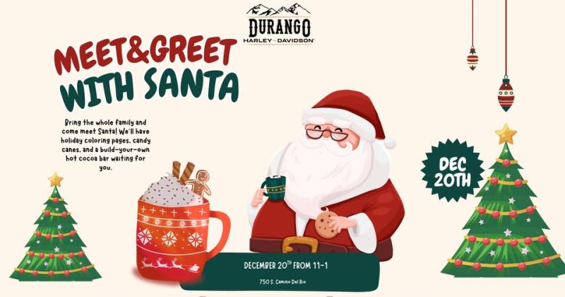 Meet & Greet with Santa at Durango Harley