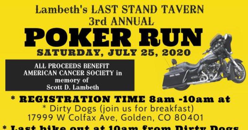 3rd Annual Last Stand Tavern Poker Run