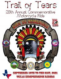 2021 28th Annual Trail of Tears Commemorative MC Ride