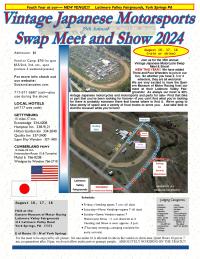 35th Annual Vintage Japanese Vintage Motorsport Swap Meet & Show