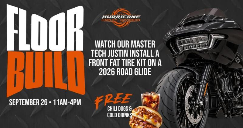 Live Floor Build at Hurricane Harley-Davidson