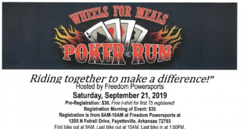 10th Annual Wheels for Meals Poker Run