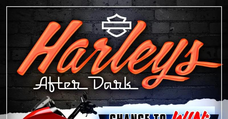 Harleys After Dark