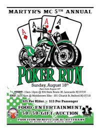 Martyrs MC Annual Poker Run 2024 EVENT is ON TODAY 