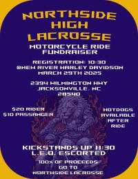 Northside High School Lacrosse Fundraiser ride