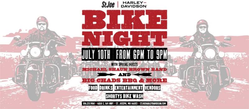 July Bike Night at St Joe Harley-Davidson