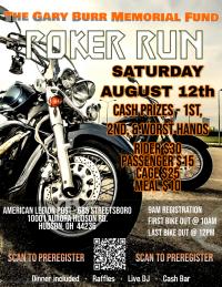 Gary Burr Memorial Fund Poker Run