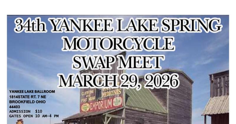 34th Yankee Lake Spring Motorcycle Swap Meet