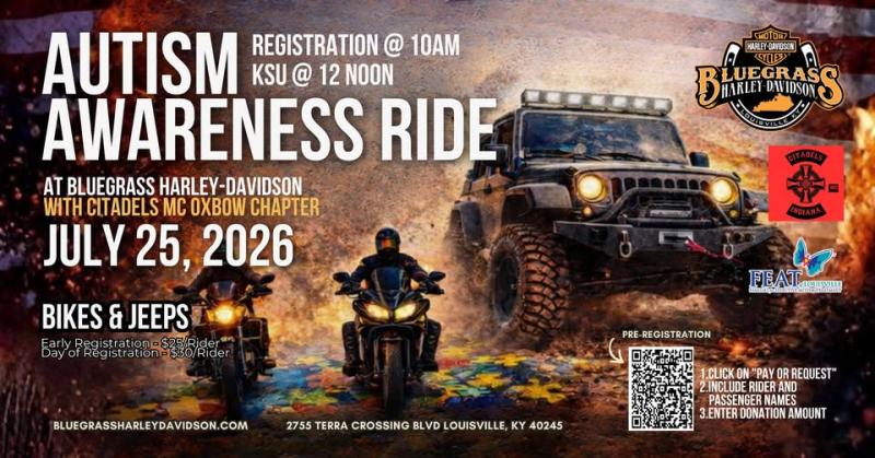 Citadels MC Oxbow Chapter Autism Awareness Ride