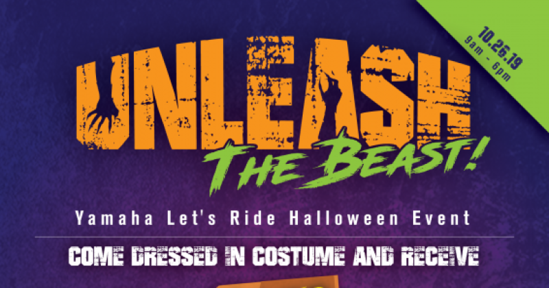 Unleash The Beast Yamaha Let's Ride Halloween Event