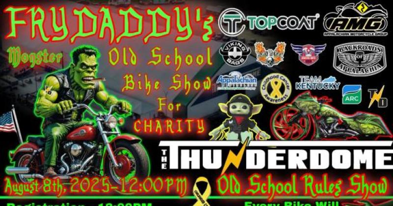 FryDaddy's Old School Bike Show for Childhood Cancer at Sturgis!