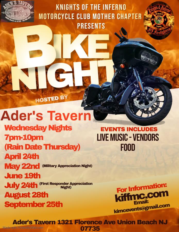 Knights of the Inferno - BIKE NITE -Aders Tavern