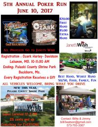 5th Annual Janet's Wish Poker Run