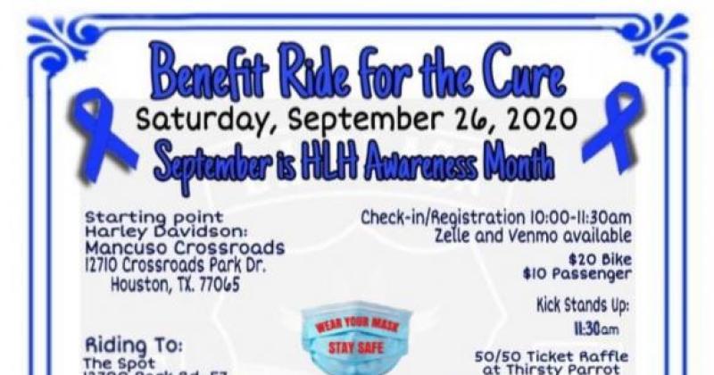 Charity Ride for a child with HLH 