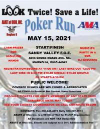 Look Twice Save a Life Poker Run