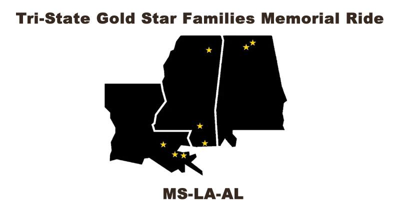Tri-State Gold Star Families Memorial Ride (MS-LA-AL)
