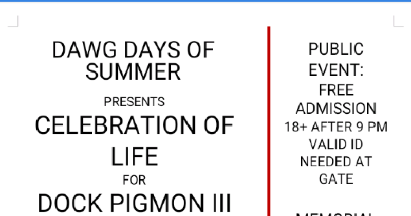 Dawg Days of Summer annual party