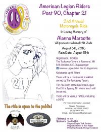 2nd Annual Ride In Loving Memory of Alanna Marcotte