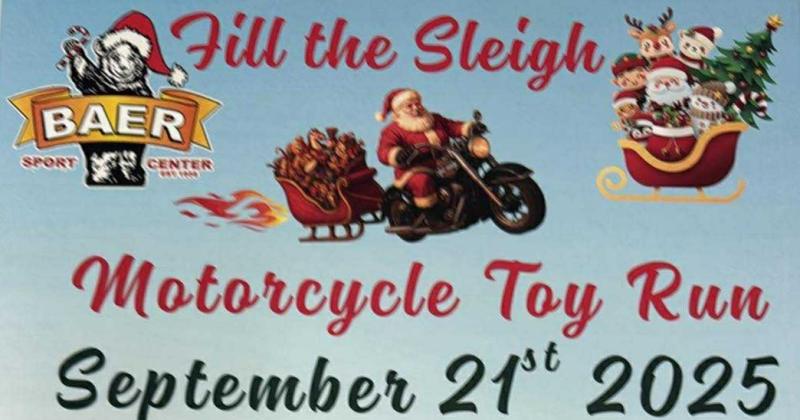 Fill the Sleigh Motorcycle Toy Run