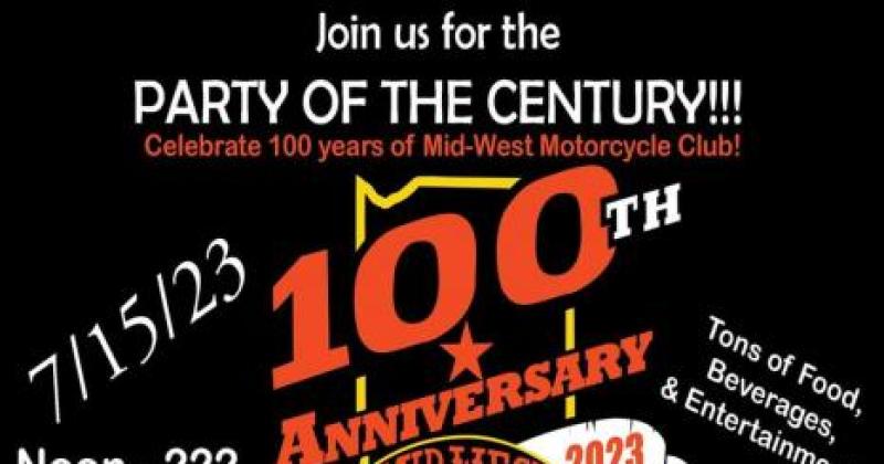 Mid-West Motorcycle Club 100th Anniversary 