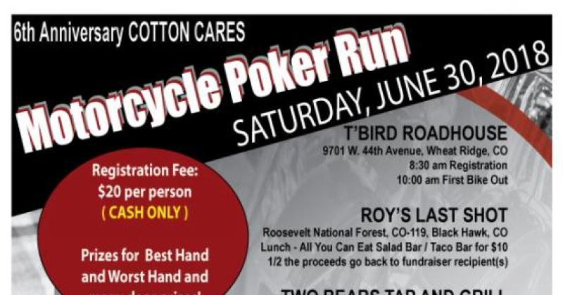 6th Anniversary Cotton Cares Motorcycle Poker Run