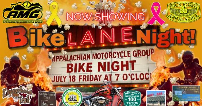 AMG "BIKE NIGHT in the BURG" at the LANE THEATER! 