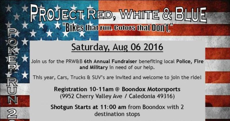6th Annual Project Red, White & Blue Poker Run 2016