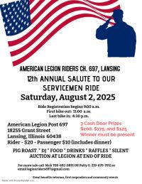 12th Annual Salute to Our Servicemen Ride