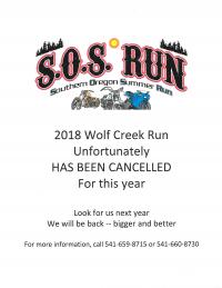 2018 S.O.S. Run * * CANCELED * *