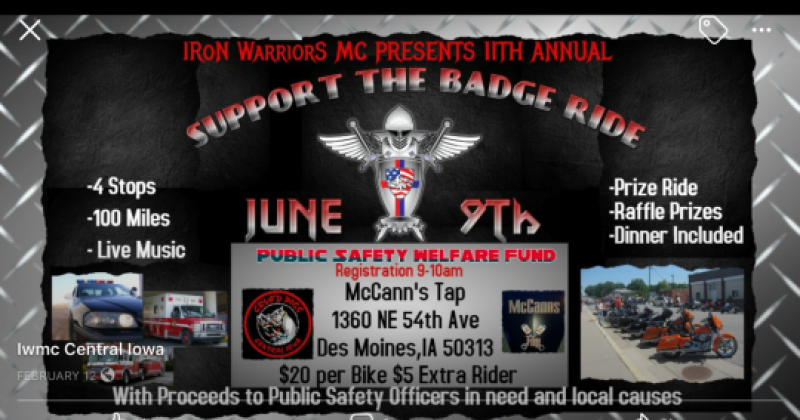 Support the Badge Ride